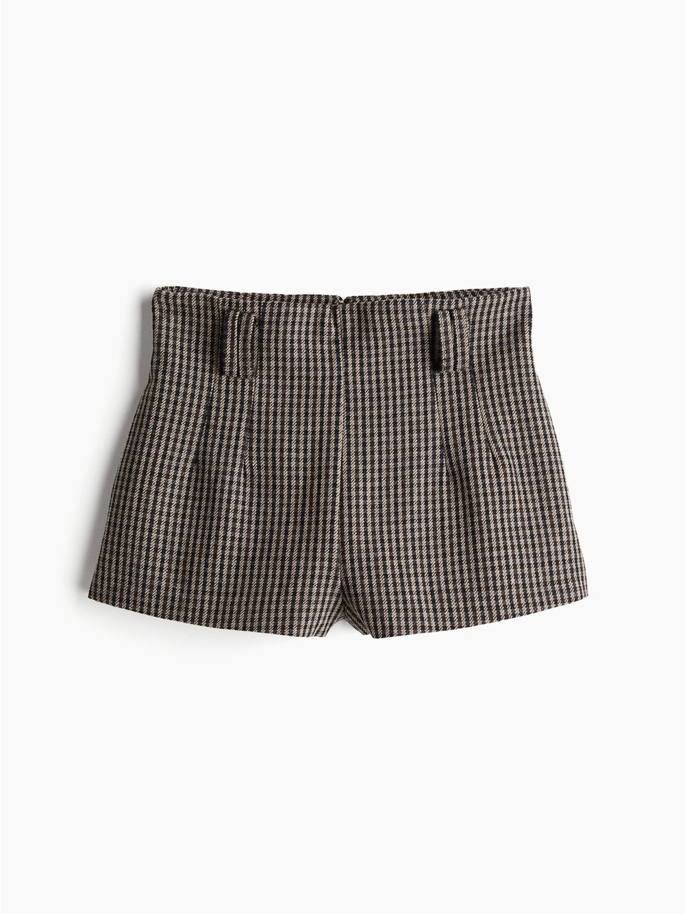 High-Waist Plaid Women’s Shorts